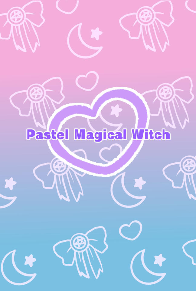 Logo design and Branding elements for Pastel Magical witch