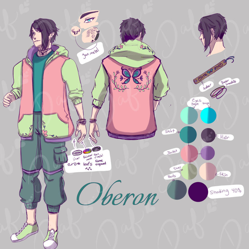 Oberon Character sheet